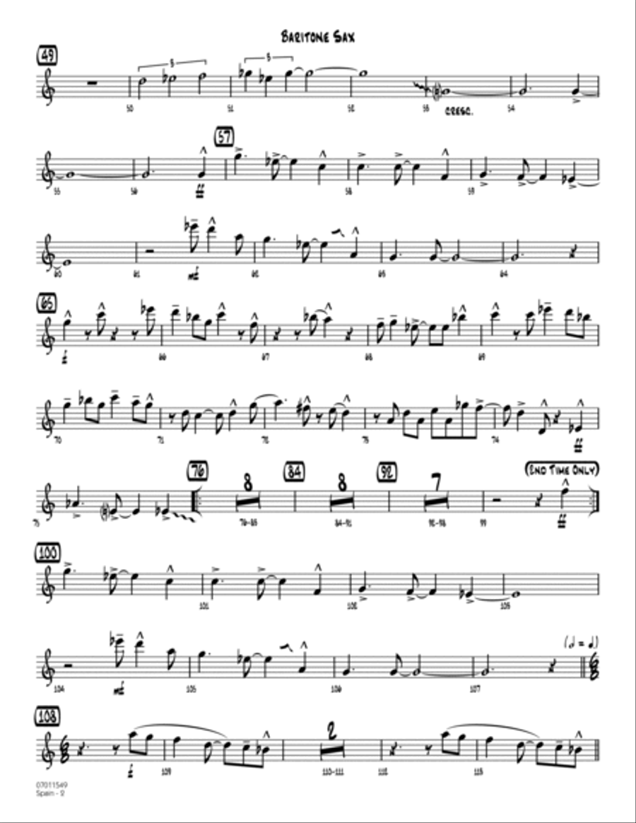 Spain - Baritone Sax