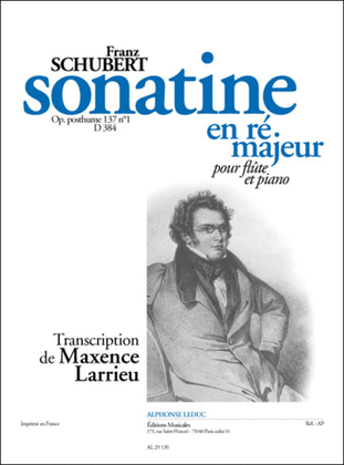 Sonatines No. 1 Et 2 D'apres Op. 137, 1 Et 2 , D 384 Et D 385 Sonatine No 1