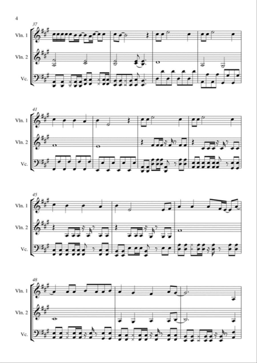 Pompeii String Trio scores gallery preview page 5