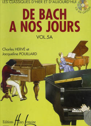 Book cover for De Bach a nos jours - Volume 5A