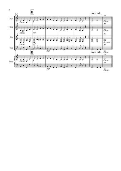Ode to Joy for Brass Quartet image number null
