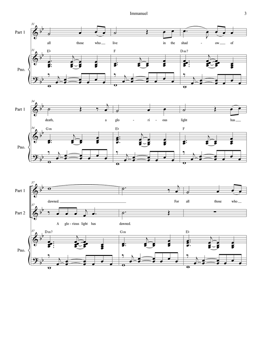 Immanuel 2-Part scores gallery preview page 3