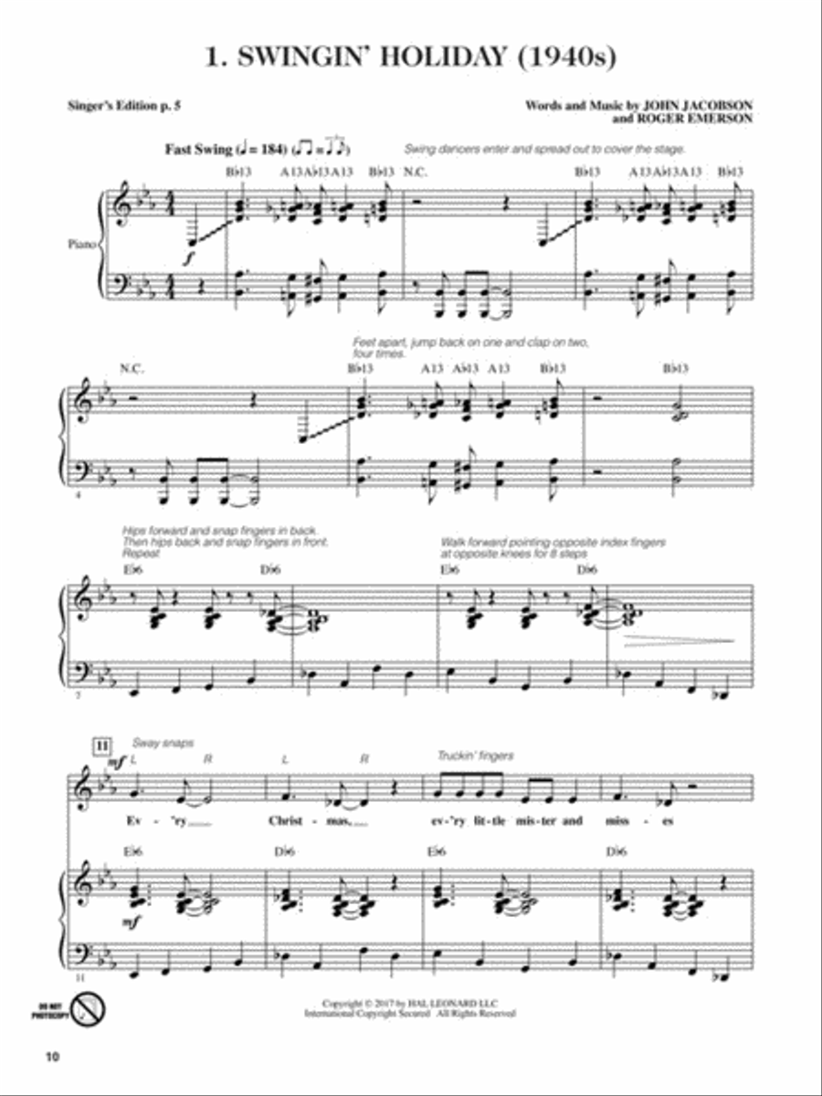 Holly Jolly Jukebox Choir scores gallery preview page 4
