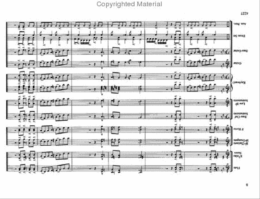 First Things First Concert Band scores gallery preview page 9