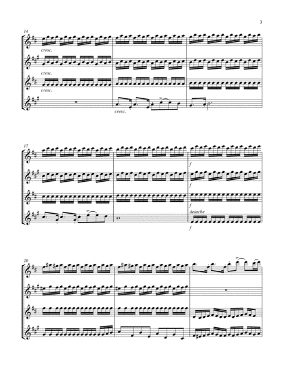 Four at a Time, Please! - Sax Quartet image number null
