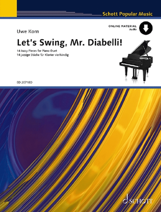 Book cover for Let's Swing, Mr. Diabelli!