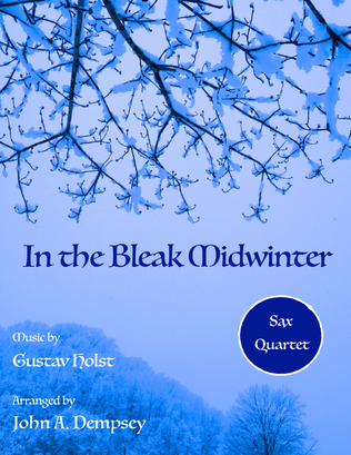 In the Bleak Midwinter (Sax Quartet: AATB)