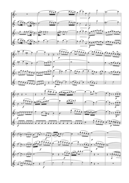 String Quartet KV 428 for Saxophone Quartet image number null