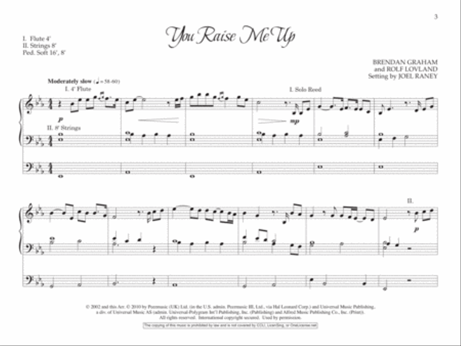 The Wedding Organist The Wedding Organist Organ scores gallery preview page 2