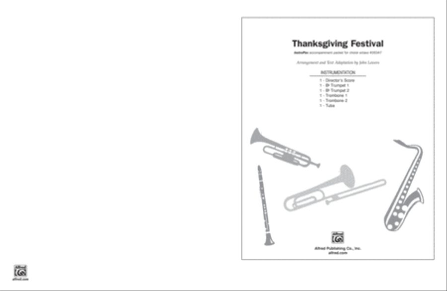 Thanksgiving Festival Choir scores gallery preview page 1