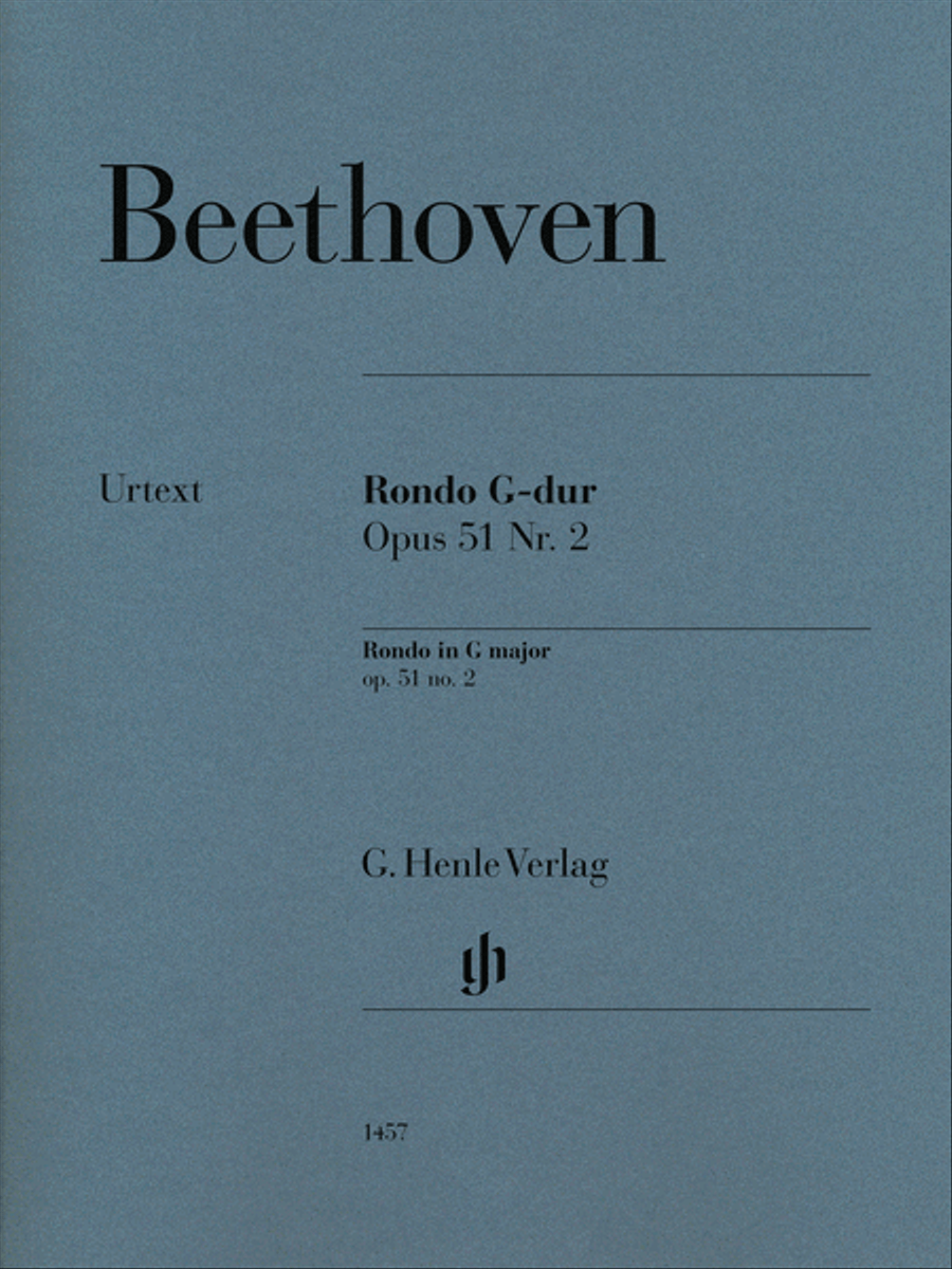 Rondo in G Major, Op. 51, No. 2 Piano Solo scores gallery preview page 1