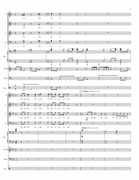 Worship Him (Director's score and instrument parts) image number null