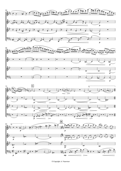 Brahms String Quartet #1, op. 51