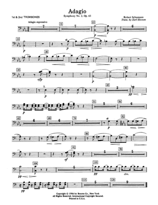 Adagio Symphony No. 2, Op. 61 - 1st & 2nd Trombone