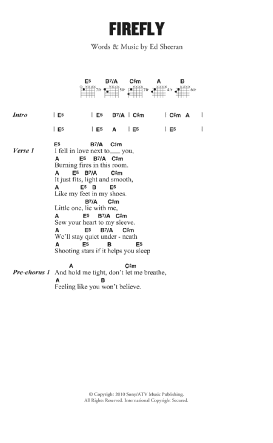 Firefly Acoustic Guitar scores gallery preview page 1