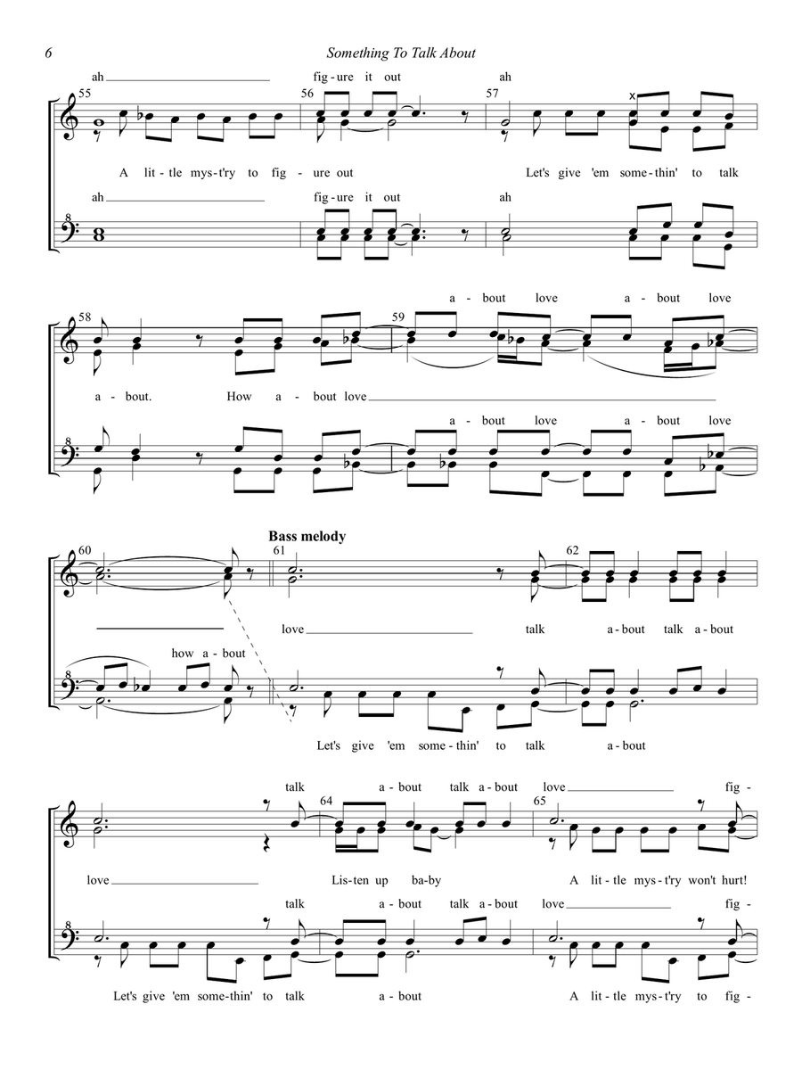 Something To Talk About (let's Give Them Something To Talk About) SSAA scores gallery preview page 6