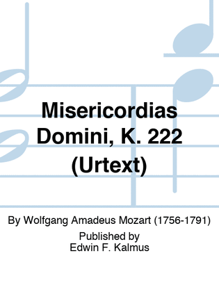 Misericordias Domini, K. 222 (URTEXT)