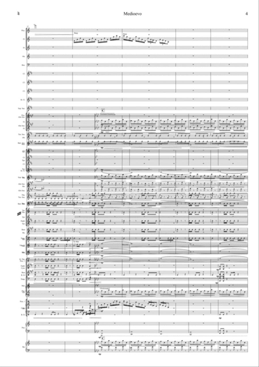 Medioevo By Jannes Jacobs Concert Band scores gallery preview page 4
