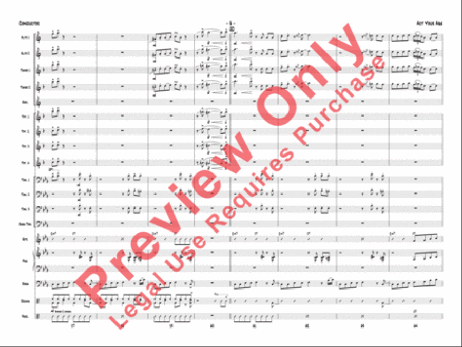 Act Your Age Jazz Ensemble scores gallery preview page 11