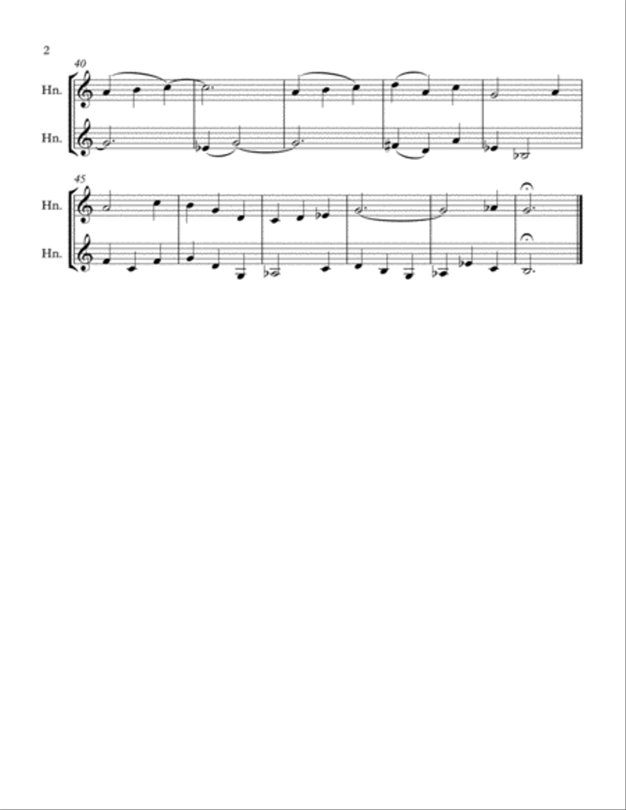 Friends for Two Horns Friends for Two Horns Brass Duet scores gallery preview page 2