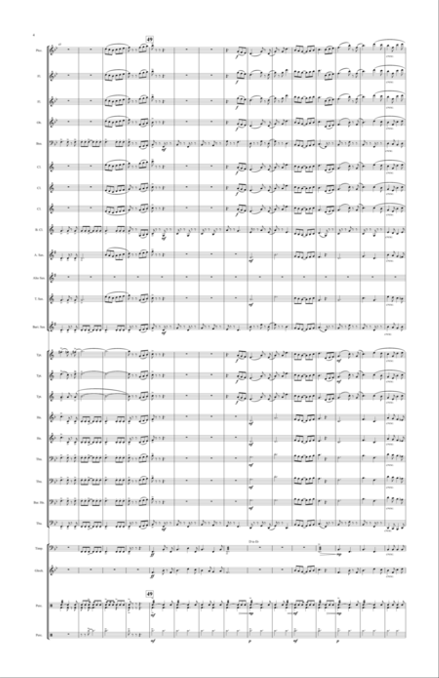 Return of the Heroes Return of the Heroes Concert Band scores gallery preview page 4