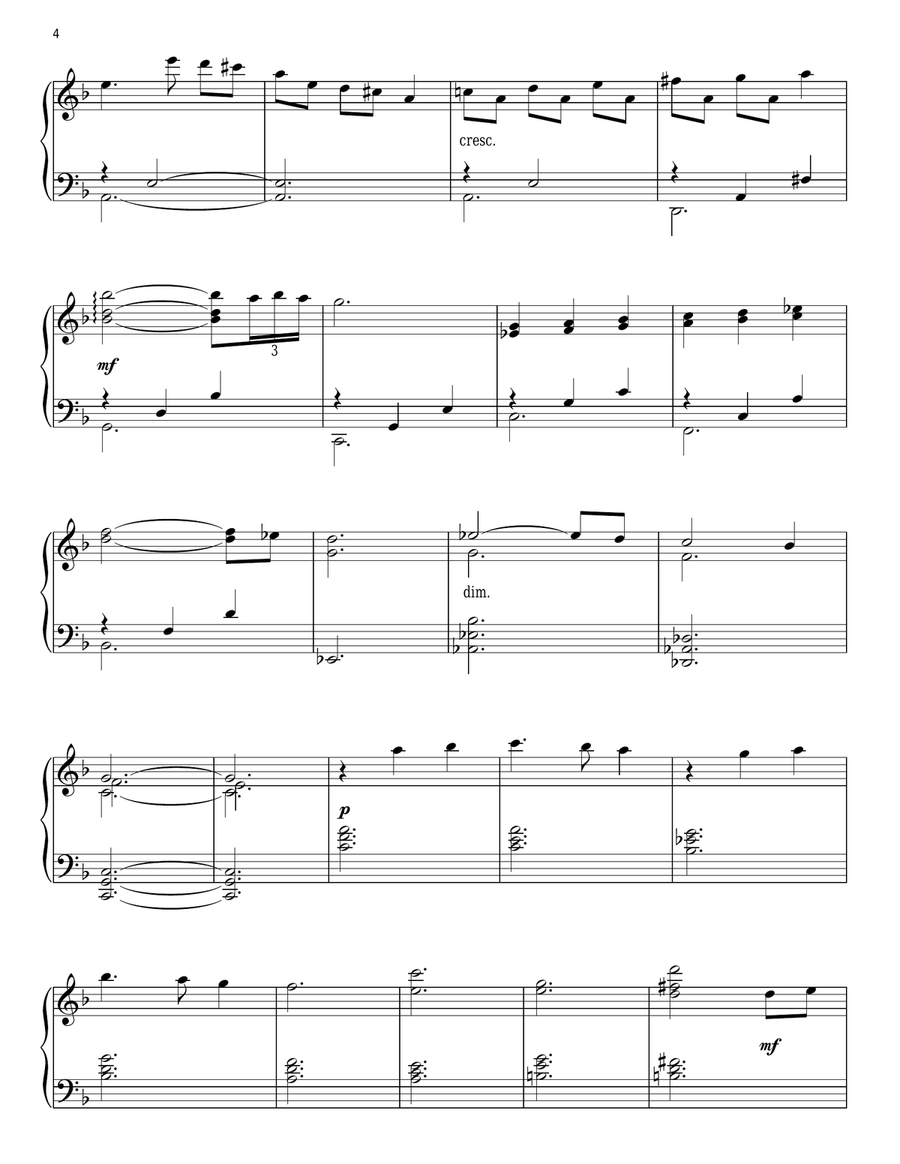 To Touch The Sky Piano Solo scores gallery preview page 4