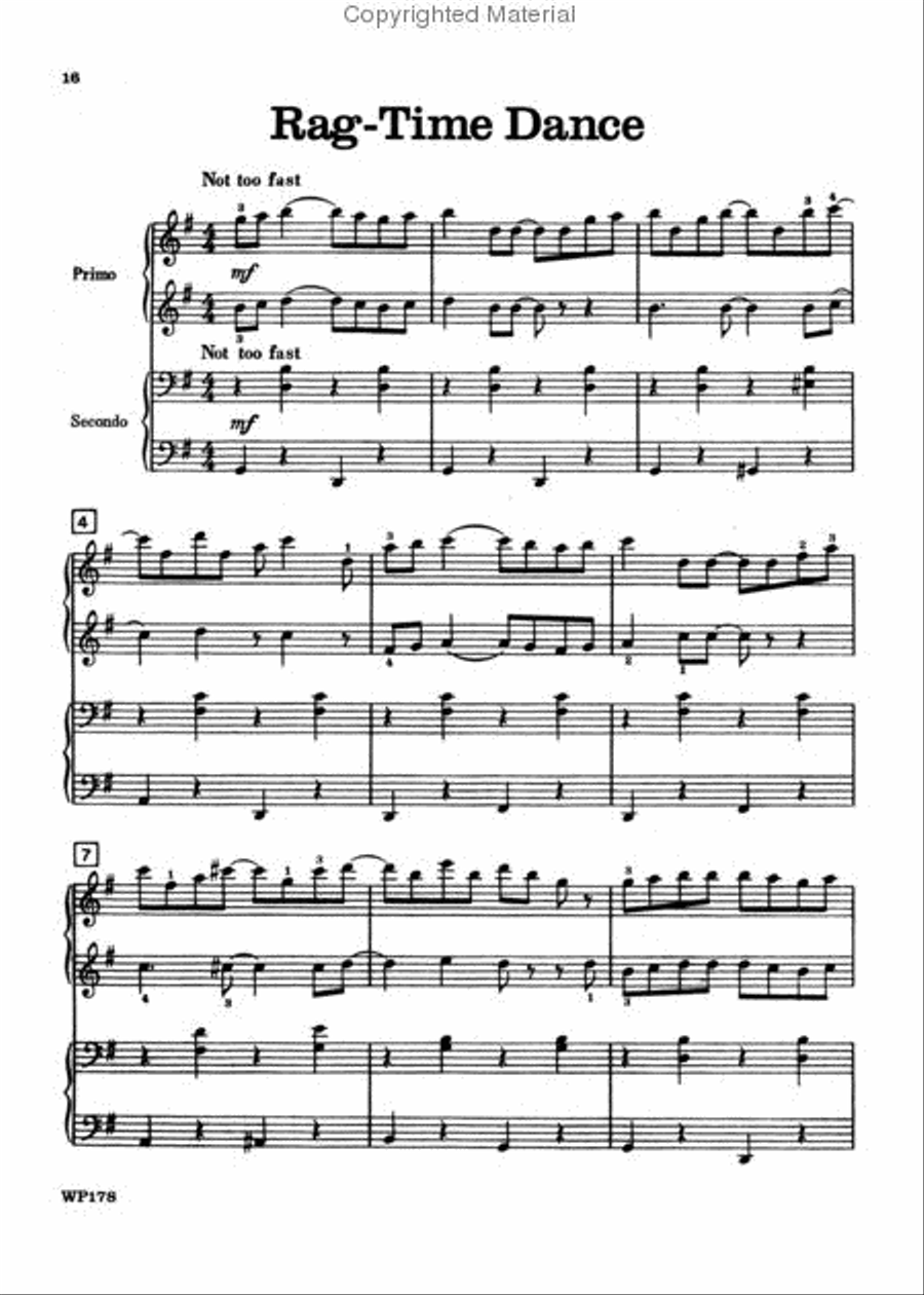 Five Joplin Rags Five Joplin Rags Piano Method scores gallery preview page 3