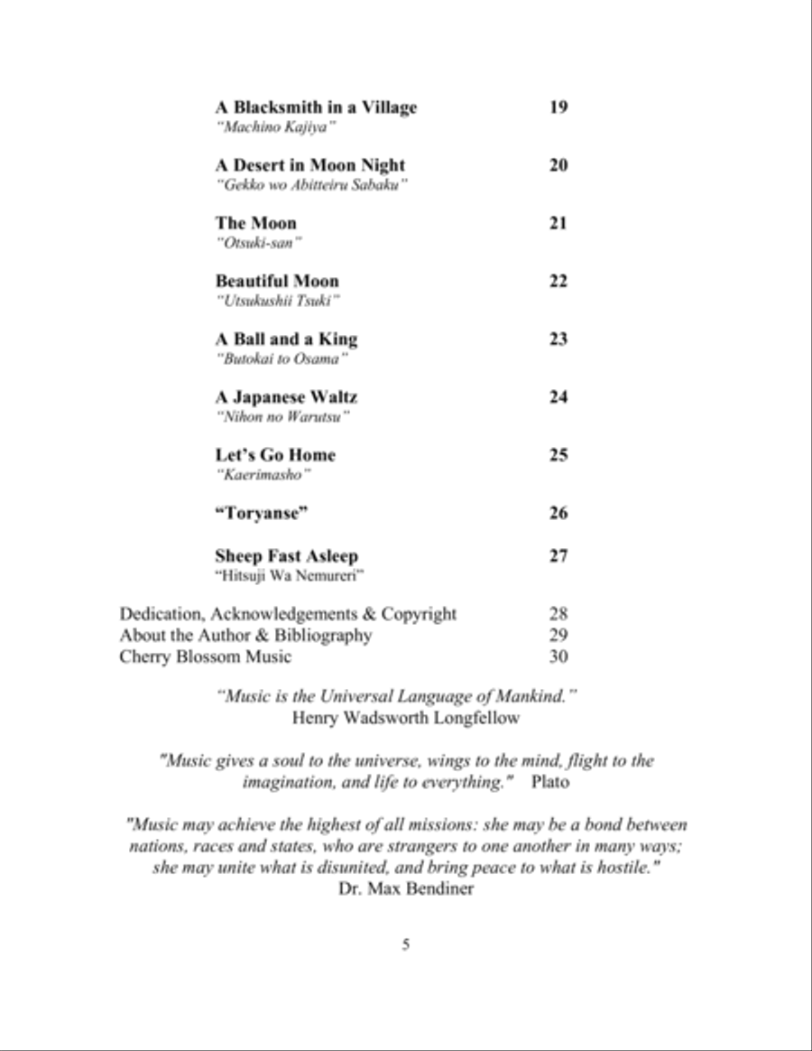 Cherry Blossoms Piano Solos Piano Solo scores gallery preview page 6