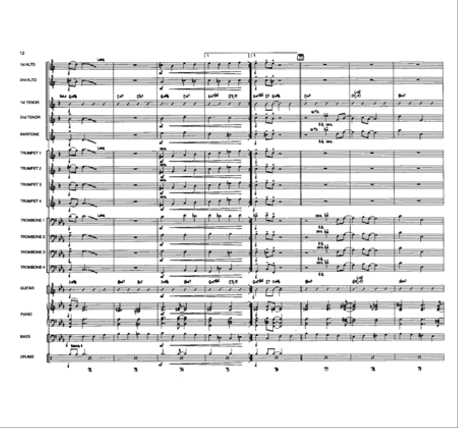 Eenie, Meenie, Minor Mode Jazz Ensemble scores gallery preview page 11