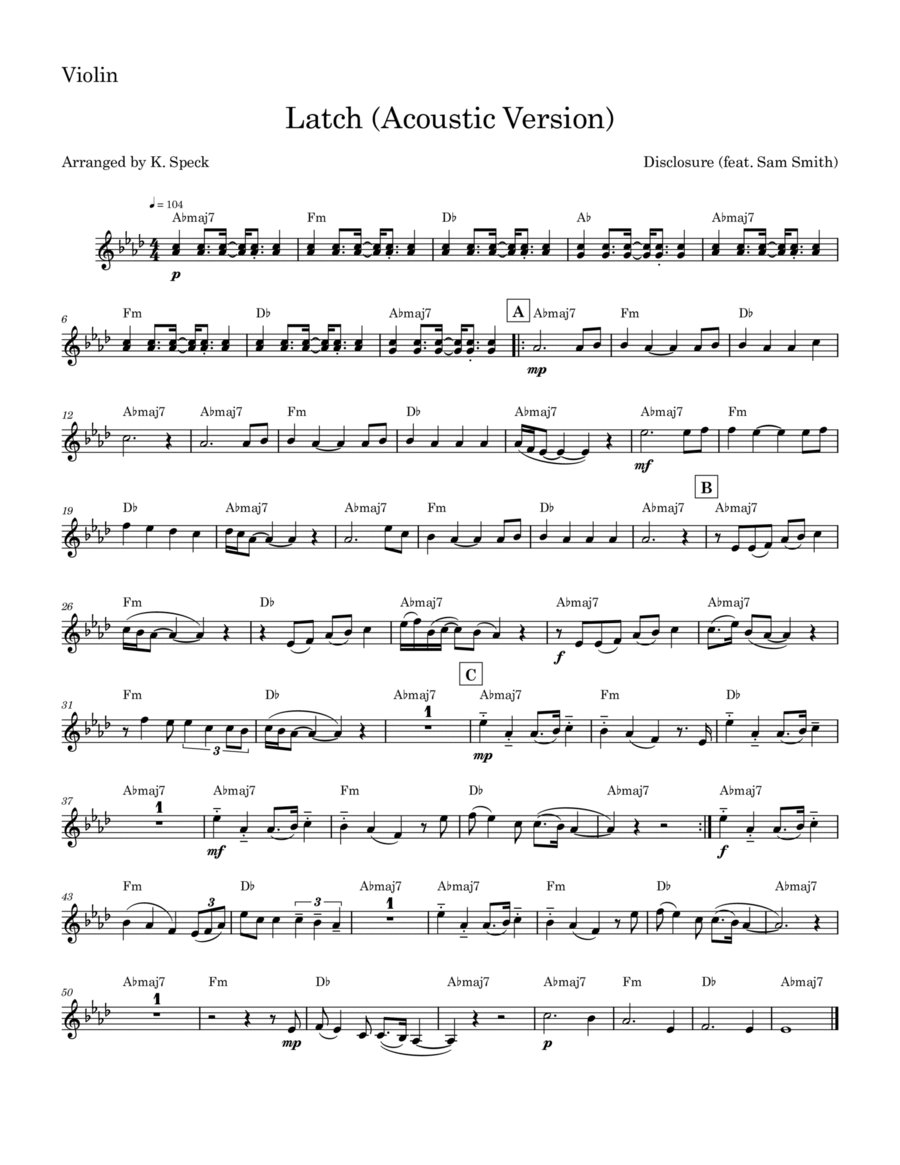 Latch Small Ensemble scores gallery preview page 1