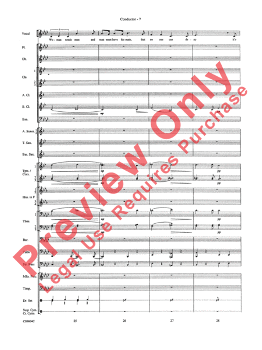 As Time Goes By Concert Band scores gallery preview page 10