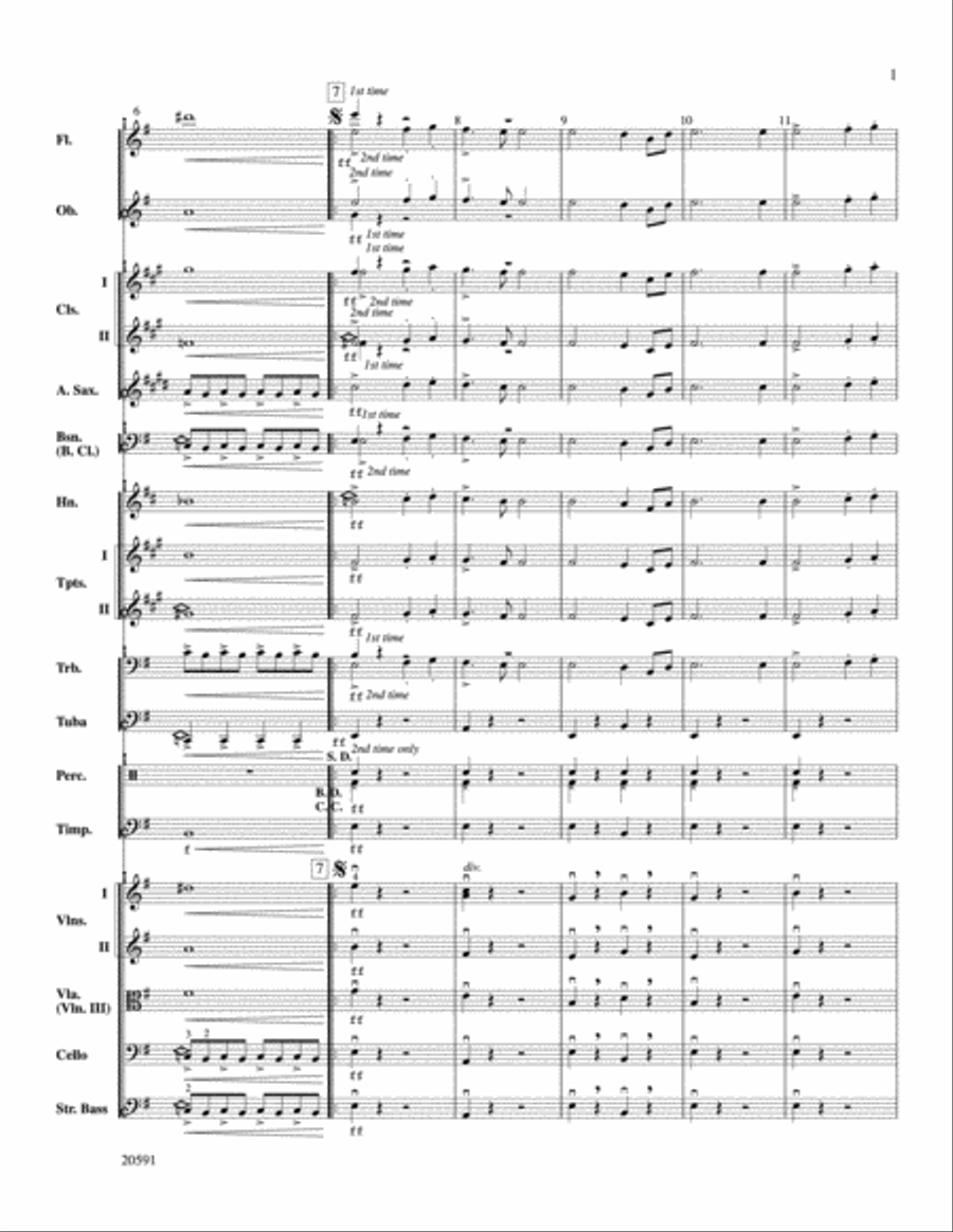New World Symphony (Fourth Movement) Full Orchestra scores gallery preview page 3