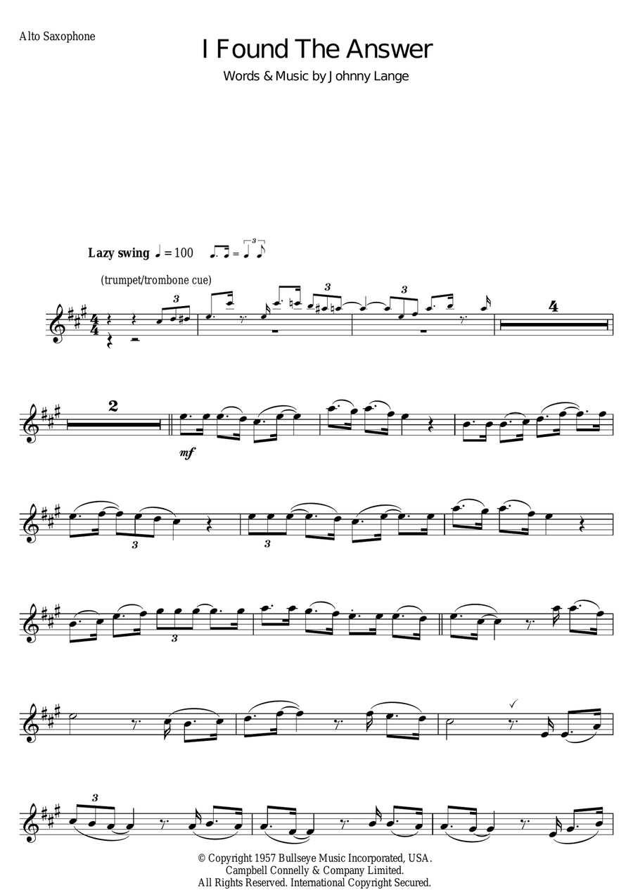 I Found The Answer