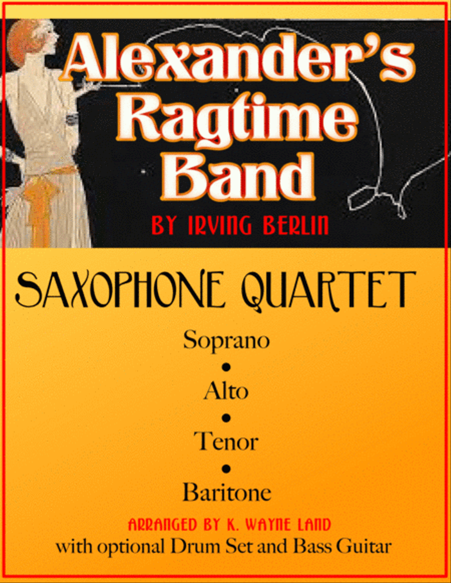 Alexander's Ragtime Band (Sax Quartet) Saxophone Quartet scores gallery preview page 1