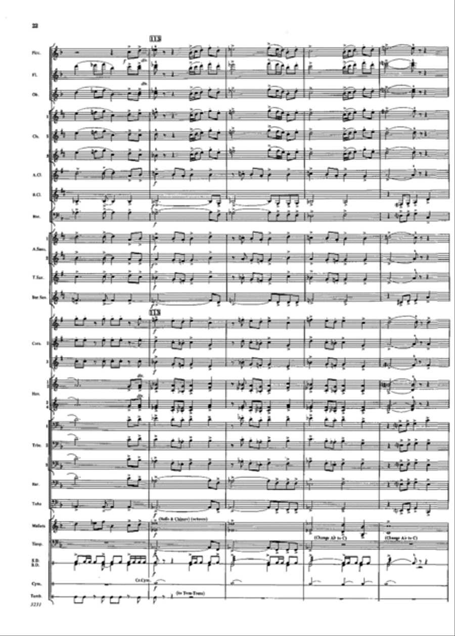 Aventura Concert Band scores gallery preview page 21