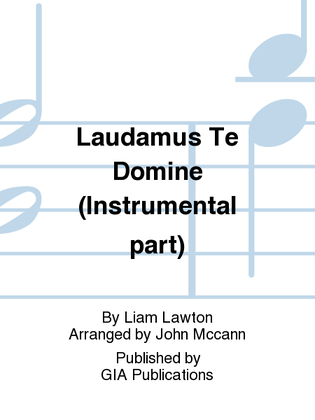 Laudamus te, Domine - Instrument edition