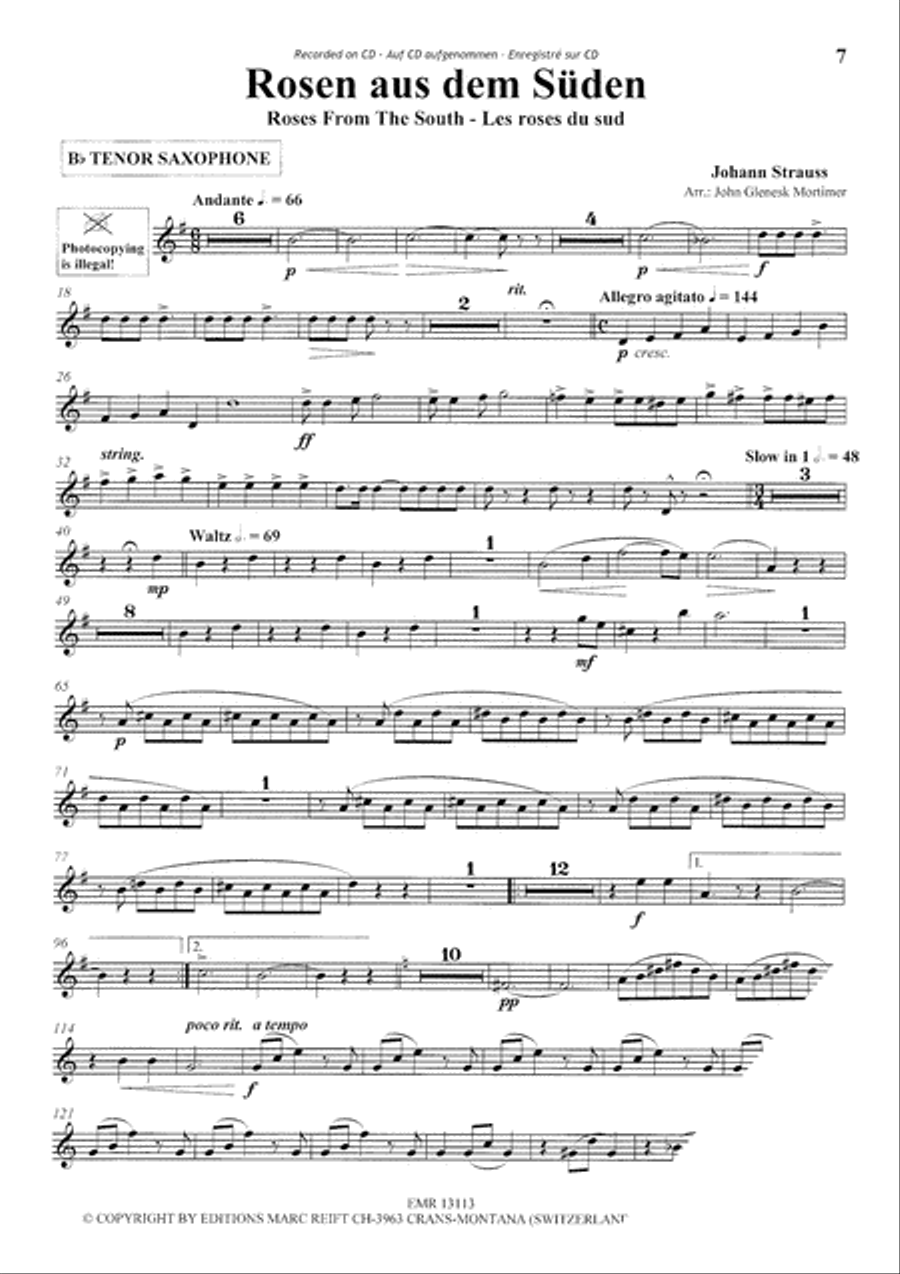 Play The 1st Tenor Sax With The Philharmonic Wind Orchestra Concert Band scores gallery preview page 8