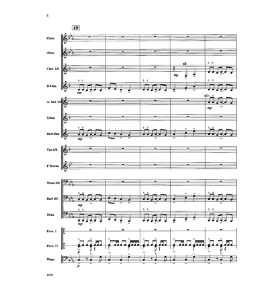 Pevensey Castle Concert Band scores gallery preview page 9