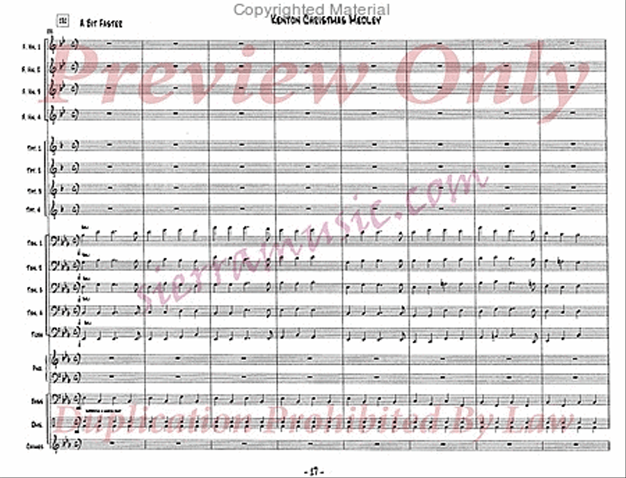 Christmas Medley Christmas Medley Jazz Ensemble scores gallery preview page 18