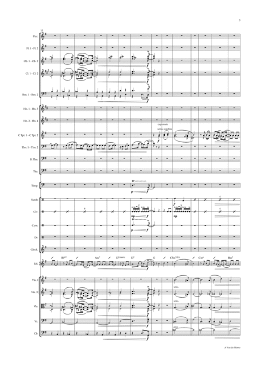 A Voz Do Morro A Voz Do Morro Full Orchestra scores gallery preview page 3
