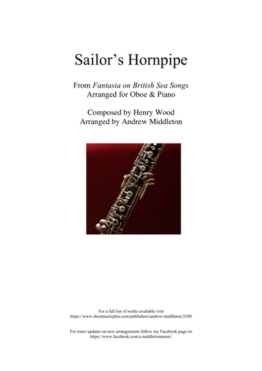 Sailor's Hornpipe arranged for Oboe & Piano image number null