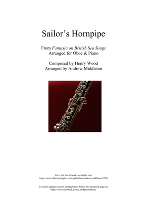 Book cover for Sailor's Hornpipe arranged for Oboe & Piano