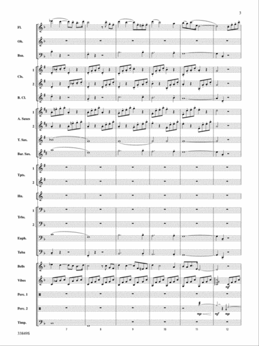 Fallen Heroes Fallen Heroes Concert Band scores gallery preview page 3