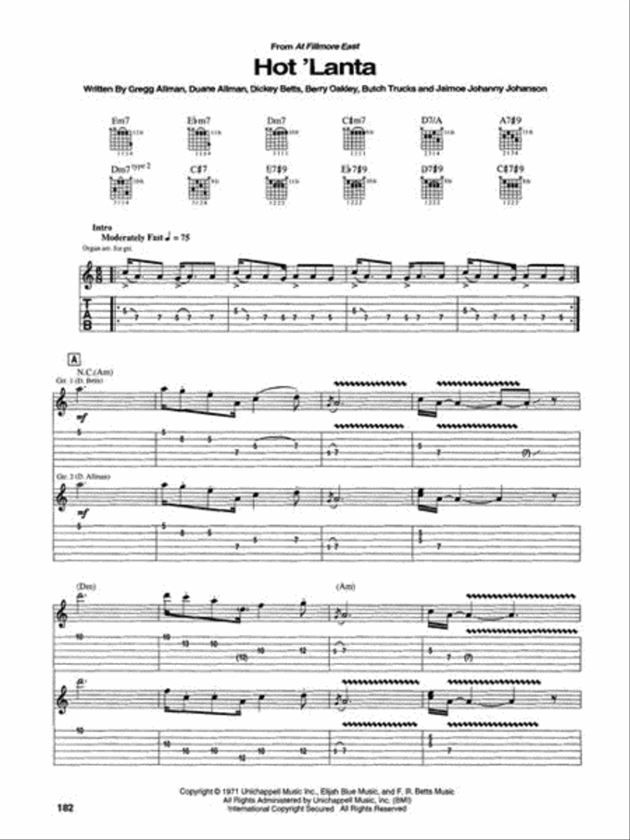 The Definitive Collection For Guitar - Volume 1 Electric Guitar scores gallery preview page 9