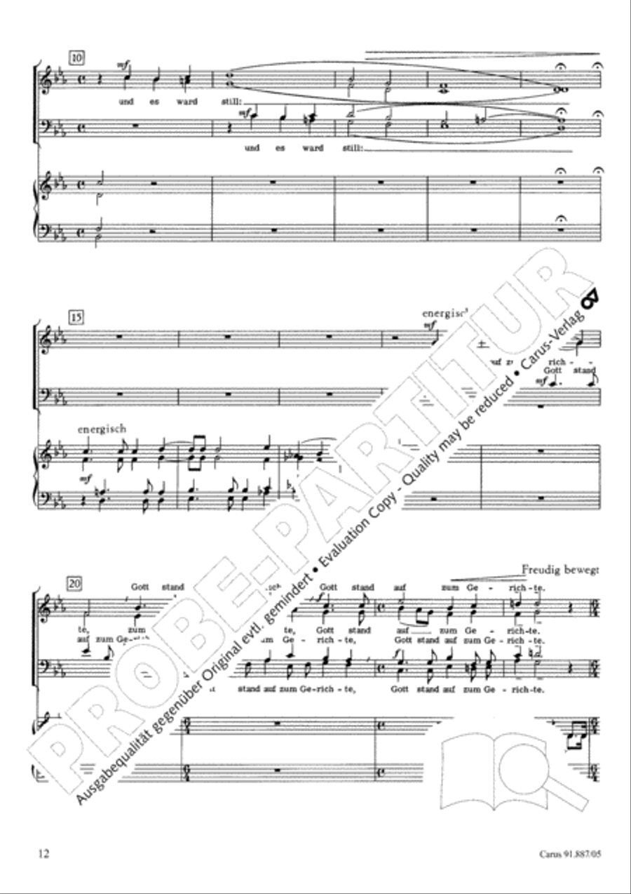 Ostersonntag 4-Part scores gallery preview page 13
