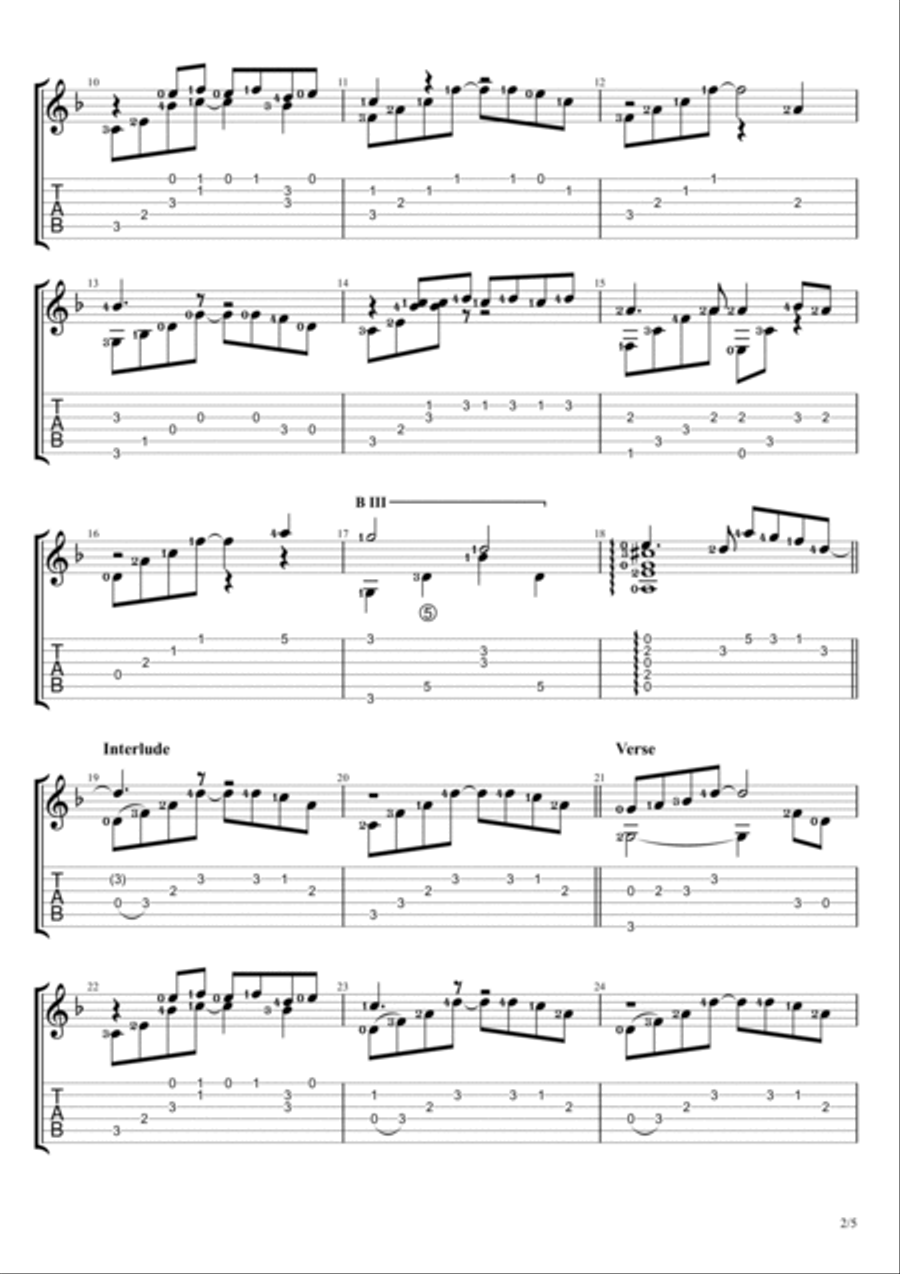 City Of Stars Acoustic Guitar scores gallery preview page 2