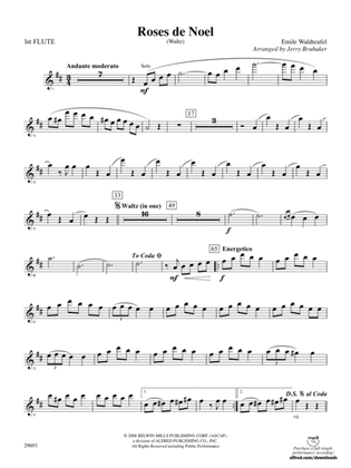Roses de Noel (Waltz): Flute