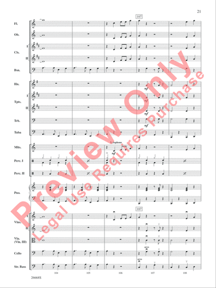Grease Grease Full Orchestra scores gallery preview page 22