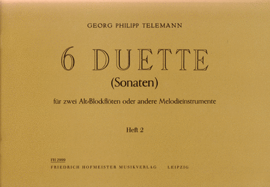 6 Duette (Sonaten)
