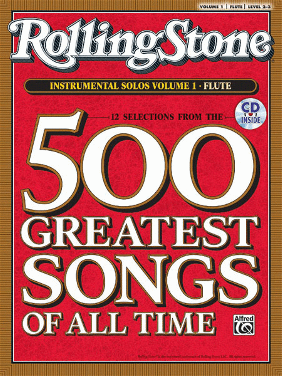 Selections from Rolling Stone Magazine's 500 Greatest Songs of All Time (Instrumental Solos) Flute Solo scores gallery preview page 1